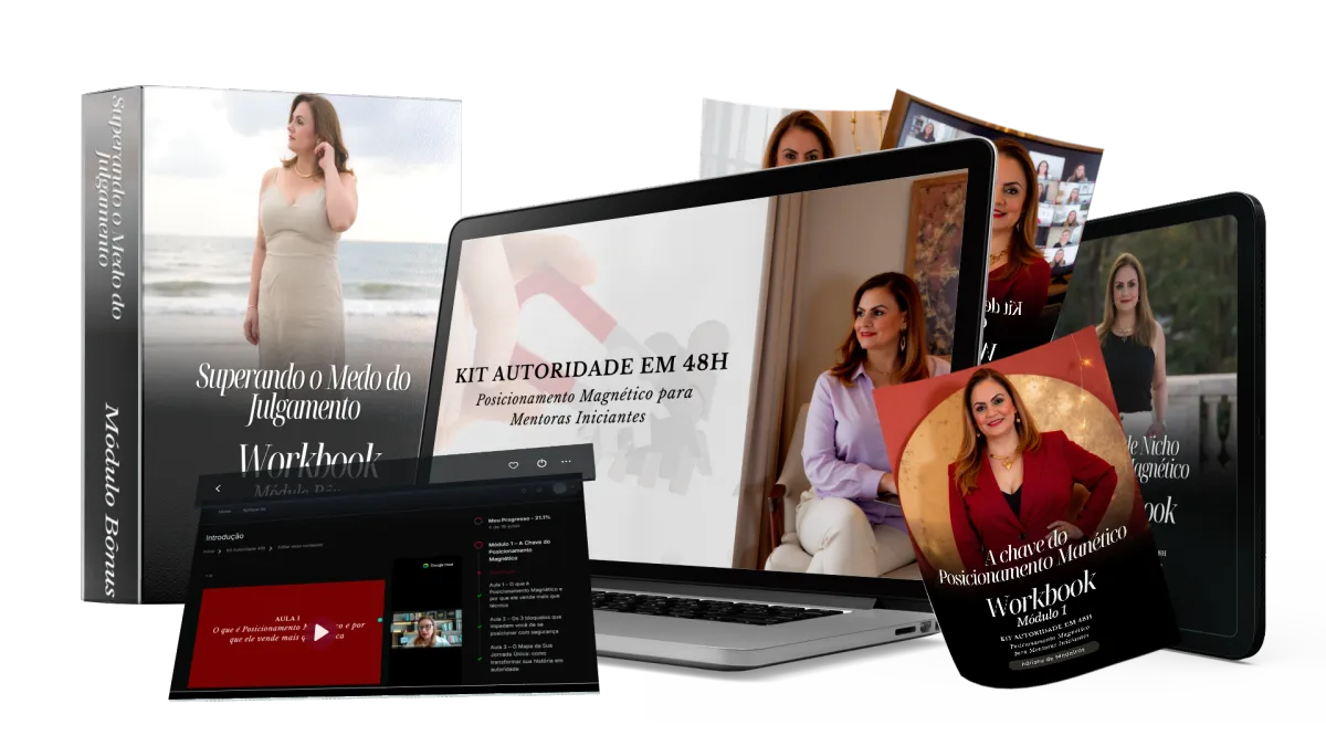 Mockup do Kit Autoridade em 48h